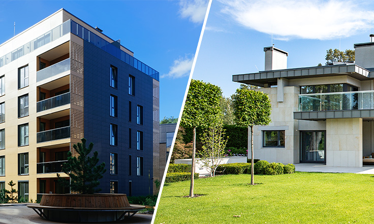 Flat vs Villa vs Plot